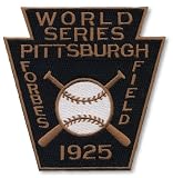 2 Patch Pack - 1925 World Series MLB Baseball Patches - Pittsburgh Pirates over Washington Senators