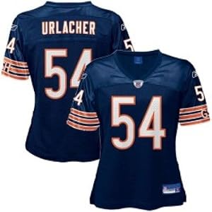 Buy Brian Urlacher #54 Chicago Bears Ladies Navy Replica Reebok&reg; NFL Football Jersey