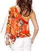 One Shoulder Flutter Sleeve Top Product Image