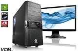 VCM Genoo Desktop-PC (AMD Phenom II X4 945 3GHz, 4GB RAM, 1TB HDD, ATI HD5770, DVD, Win 7 HP) mit 55,9 cm (22 Zoll) Monitor