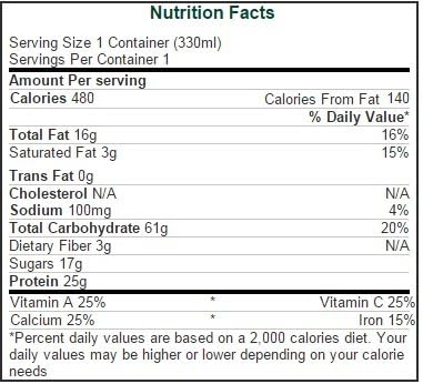 Enu Chocolate Nutrition Shake, 11 Fluid Ounce -- 12 per case.