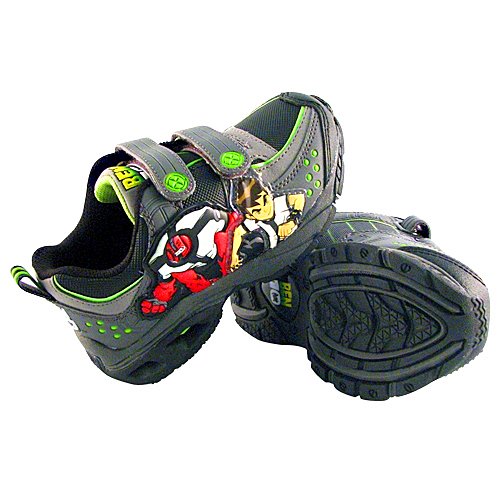 Ben 10 - Apparel - Ben With Four Arms Black and Grey Athletic Shoe