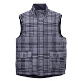 Boys' Cherokee  Puffer Vest - Navy Plaid