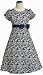 Clearance New Gold Metallic Embroidered Dress (Red or Royal Blue) 2 to 12 Girls
