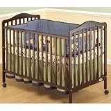 Orbelle Jenny 3-in-1 Convertible Wood Crib in Cherry