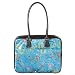 Mango Tango Polyester Brocade Jacquard Laptop Bag - Turquoise (18