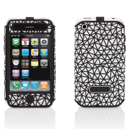 Belkin Micro Grip - Case for smartphone - rubber - black - Apple iPhone 3G
