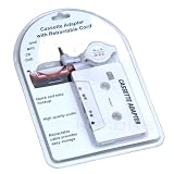 iBox - Cassette Adapter for All iPod, ZEN, Zune, and all other MP3 MP4 players  - Retractable Cable -