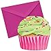 iscream Sugarlicious! Pack of 8 'Celebration Cupcake' Frosting Scented Notecards with Envelopes