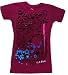 LA Ink Shredder Tiger Dark Pink Womens Tee Image