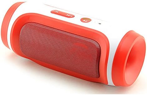 Outdoor Portable Wireless Bluetooth 3.0 Speaker Support Fm Handsfree Tf Card USB 3.5mm AUX Input (Red)
