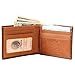 Mens Leather Billfold Wallet Classic Design USA Made Brown No. 4