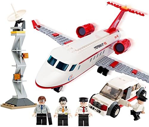 Free2mys 334 pcs Air Transport Model Building Kit Block Set