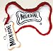 Milk-Bone Dog Toy - Micro Fiber Bone with Squeaker, White (1 Each)