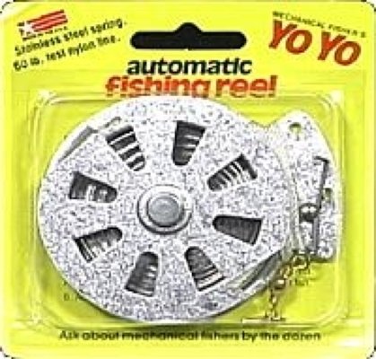 MECH FISHER REEL 1 PCE CARDED
