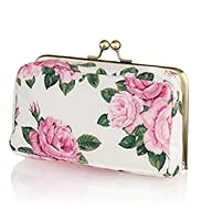 Floral Collection Pure Cotton Clasp Purse