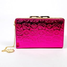 Hello Kitty Gilrs Wallet Card Coin Purse Magenta