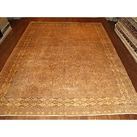 Handmade Iranian Antique Tabriz Rug 10'x13' by Oscar Isberian Rugs