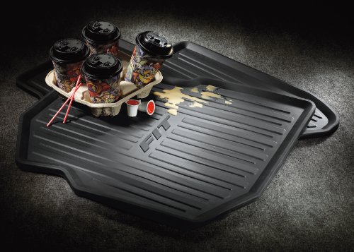Honda Fit Genuine Factory OEM 08P13-TK6-110 All Season BLACK Floor Mats 2009 - 2011 (complete set of front and rear mats)