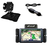 Garmin Nuvi 465T Auto Bean Bag Dash Holder with Car Charger - Uses Gomadic TipExchange