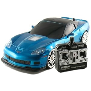 Jada R C 2009 Corvette ZR1 1 16 Full Function (Blue) by Radio Control