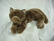 Brown Purry Cat Stuffed Animal Plush Toy 13"