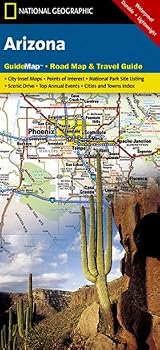 National Geographic Arizona State Guide Map