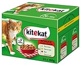 Kitekat Multipack 24x100g Bunte Vierfalt in So�e, 1er Pack (1 x 2.4 kg)