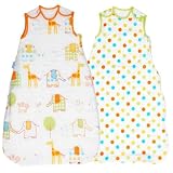 from GroCompany Grobag Twin Pack Day & Night Hippo Hop & Spot