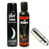 Pjur Bodyglide 100 ml and Eros Warming Personal Lubricant 150 ml Adult Sex Toy Kit