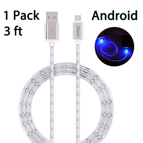 Ztent usb cords 3ft led micro usb charging cables high …