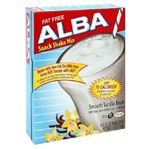 ALBA Dairy Shake Mix, Smooth Vanilla Bean Flavor