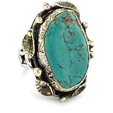 BORA One of a Kind Persian Turquoise Ring, Size 7