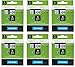 DYMO 53713 D1 Tape Cartridge for Dymo Label Makers, Created Specifically for Your LabelManager and LabelWriter Duo Label Makers, 1-Inch x 23 Feet, Black on White, Pack of 6