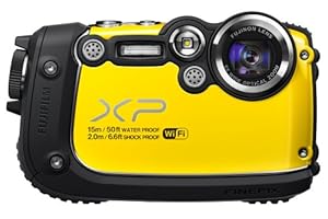 Fujifilm FinePix XP200 Yellow 16MP Waterproof Digital Camera with 3-Inch LCD (Yellow)