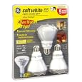 65 watt equivalent GE Soft White 15w R30 CFL Light Bulbs 3-Pack