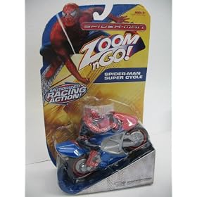 Spider-Man Zoom N Go Spider-Man Super Cycle (Toy)