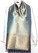 Designer Scarf Stole Vintage Accessories Silk 22 x 72 inches (srfp226)