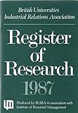 Register of research 1987