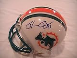 RONNIE BROWN SIGNED AUTOGRAPHED MIAMI DOLPHINS MINI HELMET COA + HOLOGRAM