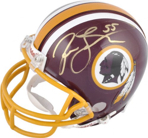 Mounted Memories Washington Redskins Jason Taylor Signed Mini Helmet