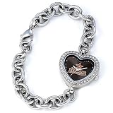 MLB Women's Houston Astros Crystal Accented Heart Watch #MH-HOU