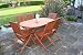 BENTLEY OUTDOOR GARDEN FURNITURE PATIO TABLE & 6 CHAIRS 7PC SET