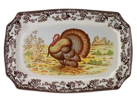 Spode Woodland Turkey Rectangular Platter
