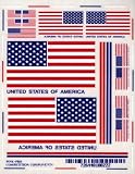 Stick-On Decal, USA Flags