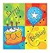 Creative Converting 728123 Cake Celebrations Border Print Plastic Tablecover, 54 by 108