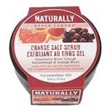 Upper Canada Soap And Candle Naturally Salt Scrub In Cranberry Moro Orange, 10-Ounce Jars (Pack of 2)