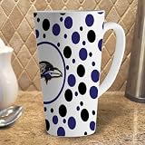 NFL Baltimore Ravens 16-Ounce White Latte Mug