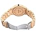 Bewell ZS - W086B Wood Men Watch Analog Quartz Movement Date Display(maple wood )