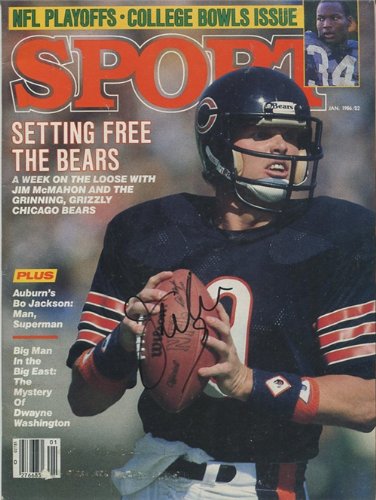 Jim McMahon Autographed/Signed Sport Magazine